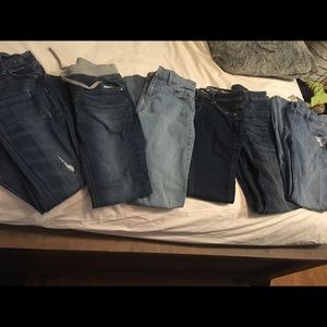 5 pair of justice shorts, one old navy pair
